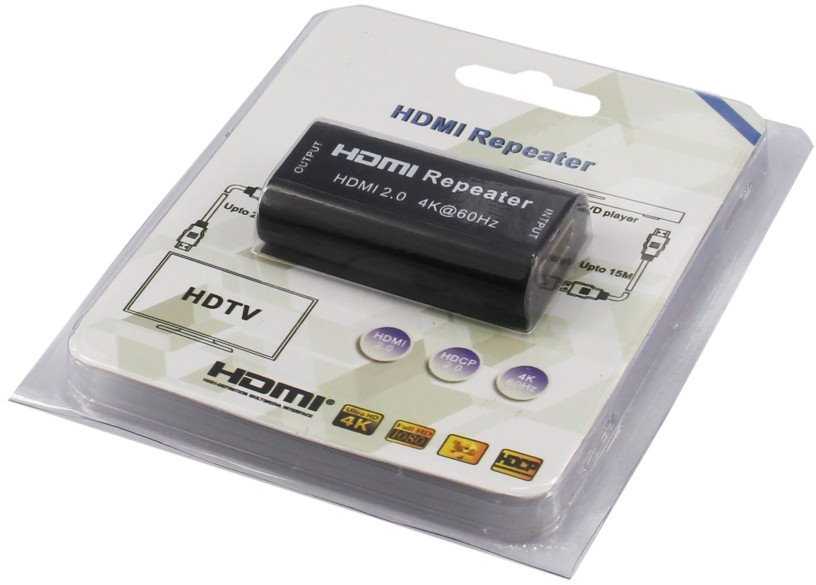 Premiumcord HDMI 2.0 repeater iki 40m, 4Kx2K@60Hz resolution