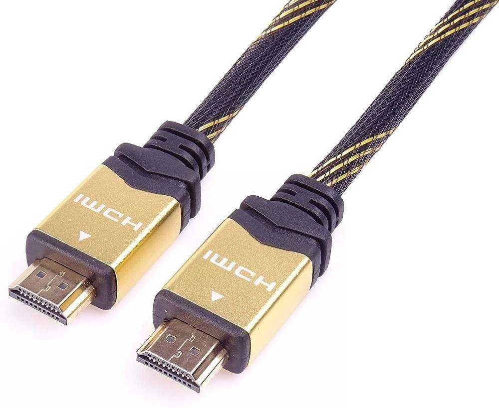 Kabelis PremiumCord HDMI - HDMI 1.5m auksinė (kphdm2q015)