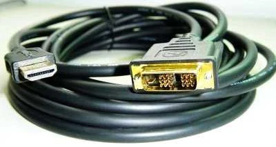 GEMBIRD CC-HDMI-DVI-0.5M Gembird HDMI-DVI kištukas-kištukas kabelis su auksinėmis jungtimis, 0.5m