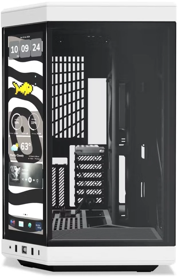 Hyte Y70 Touch Infinite Panda – juoda/balta