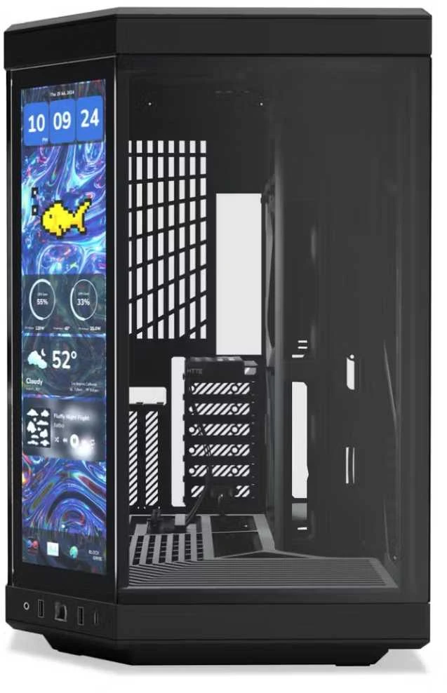 Hyte Y70 Touch Infinite Pitch – juoda