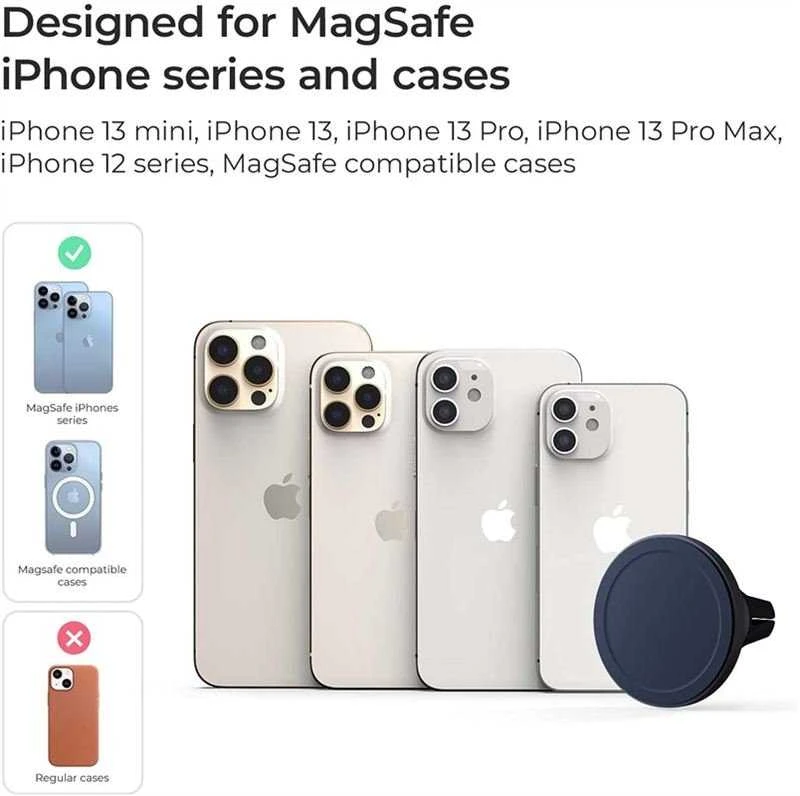 „iOttie Velox MagSafe“ magnetinis oro išleidimo angos laikiklis