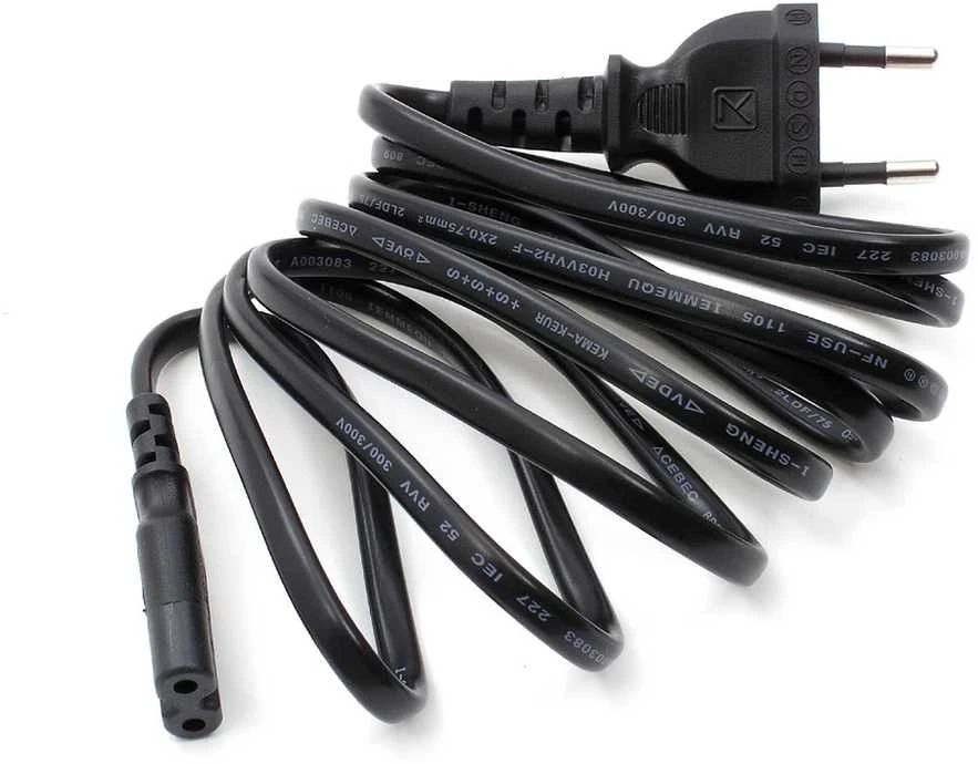 Gembird Cablexpert | Maitinimo laidas (C7), patvirtintas VDE | PC-184-075-1.8M | Juodas | CEE 7/16 į C7