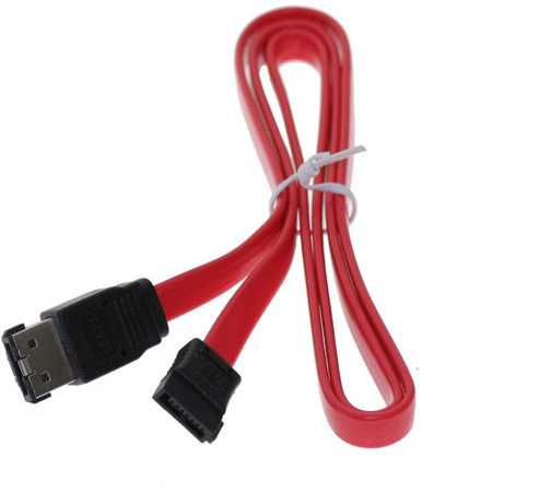 „PremiumCord“ 0,5 m SATA 1,5/3,0 GBit/s duomenų kabelis, raudonas