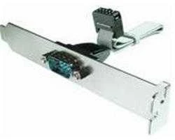 Premiumcord DIGITUS Serial Slot Bracket Bracket adapterio kabelis, DB9, D-Sub9/M - IDC 2x5pin/F, 0,25m, AK-610300-003E