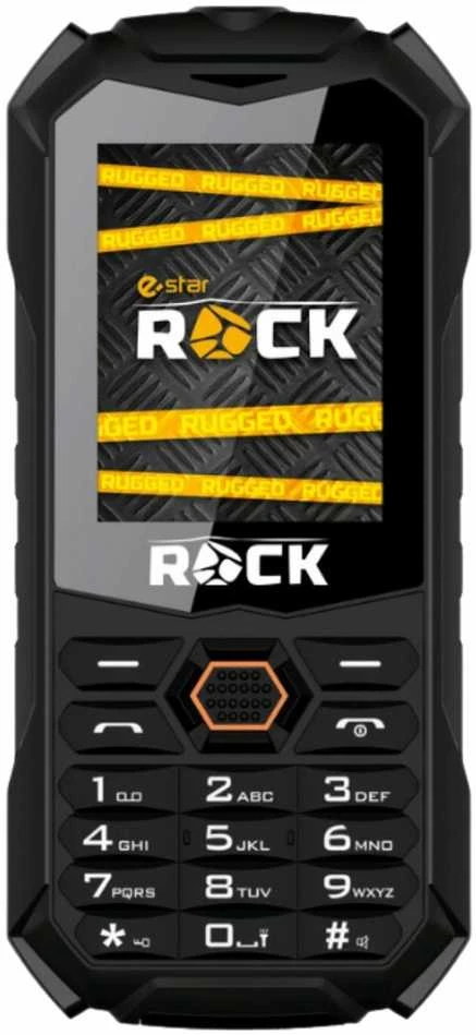 Mygtukinis telefonas eStar Rock 128MB Black
