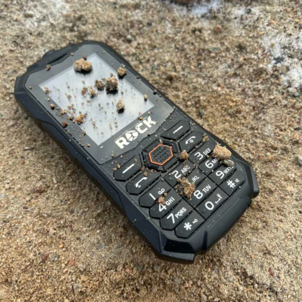 Mygtukinis telefonas eStar Rock 128MB Black