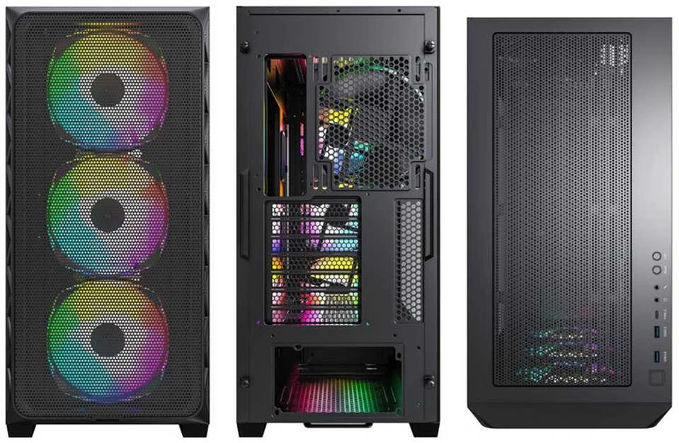 Montech AIR 903 MAX Midi-Tower, Tempered Glass – juodos spalvos