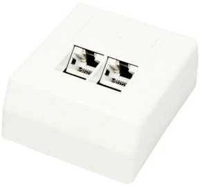 DATACOM NO 2x RJ45 (STP) Cat.6 kištukas virš spintelės
