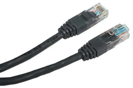 DATACOM DUOMENŲ KOMPAKTINIS KABELIS Komutacinis kabelis UTP CAT6 3m juodas