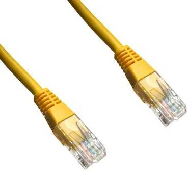 DATACOM PATCH CABLE Pajungimo kabelis UTP CAT6 0,5m geltonas