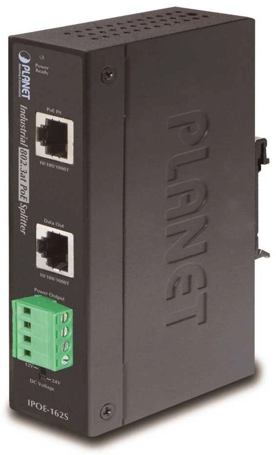 Šakotuvas Planet Industrial skirstytuvas IEEE 802.3 ir Gigabit HPoE (IPOE-162S)