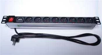 Šakotuvas PremiumCord Power Panel PDU-F10G08S/SURGE