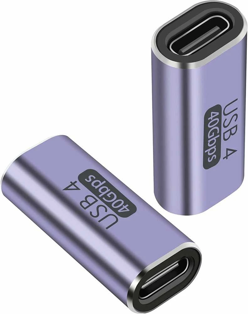 USB-C Female į USB-C Female adapterių pora