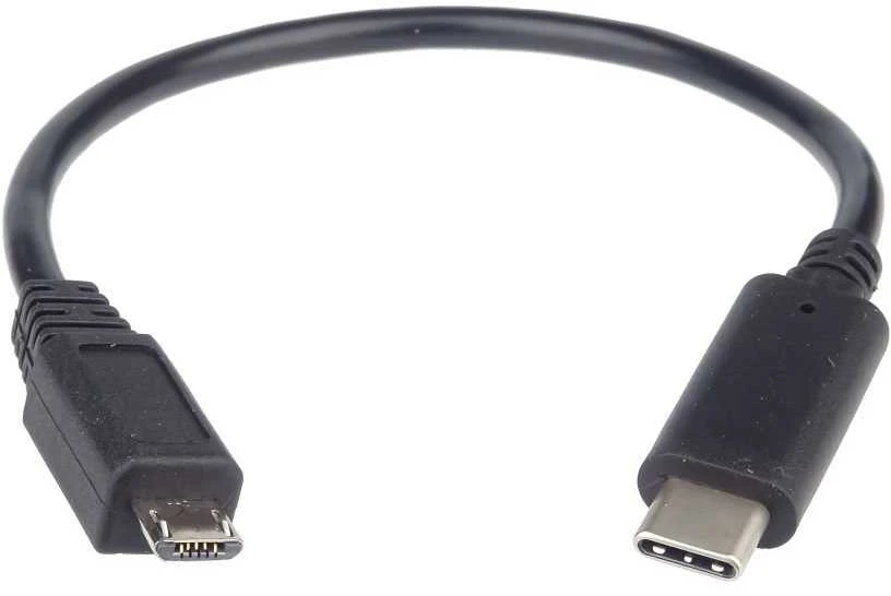 USB laidas micro USB į USB-C adapteris
