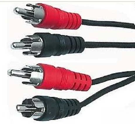 Stereo RCA kištukų rinkinys su spalvotu žymėjimu