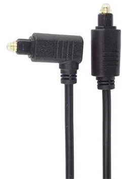 PremiumCord Cable Toslink – Toslink 90°, kabelio storis: 4,0 mm, ilgis 2 m