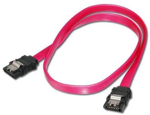 PremiumCord SATA 150/300 data cable with metal latch 0.5m