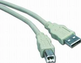 Kabelis USB PremiumCord USB-A - USB-B 0.5 m Pilka (ku2ab05)