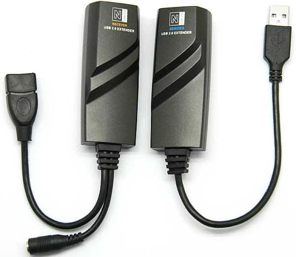 Adapteris USB PremiumCord USB-A - USB-A Juodas (kuext2)