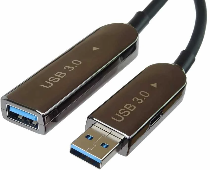 PREMIUMCORD kabelis USB3.0 + 2.0 prailginimo optinis AOC kabelis A / kištukas - A / moteris 10 m