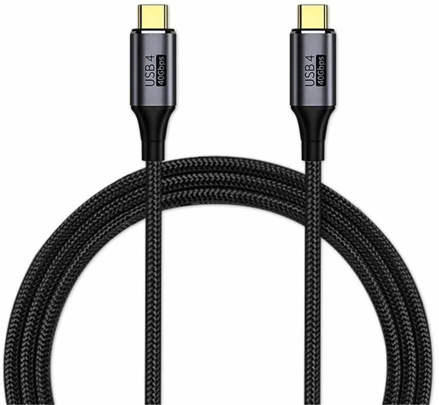 Kabelis USB PremiumCord USB-C - USB-C 1.2 m Juodas (ku4cr12)
