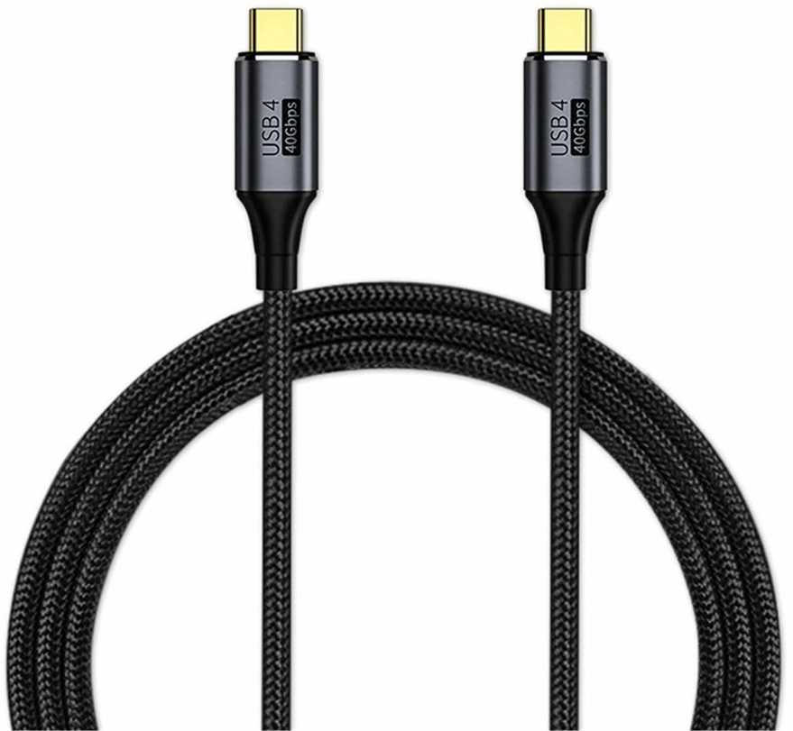 PREMIUMCORD Kabelis USB4™ Gen 3x2 40Gbps 8K@60Hz 240W Thunderbolt 3 kabelis 0,8m