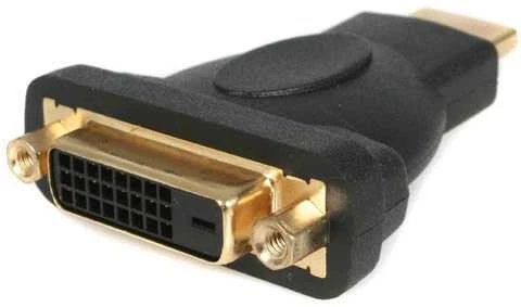 HDMI į DVI-D adapteris su auksinėmis jungtimis