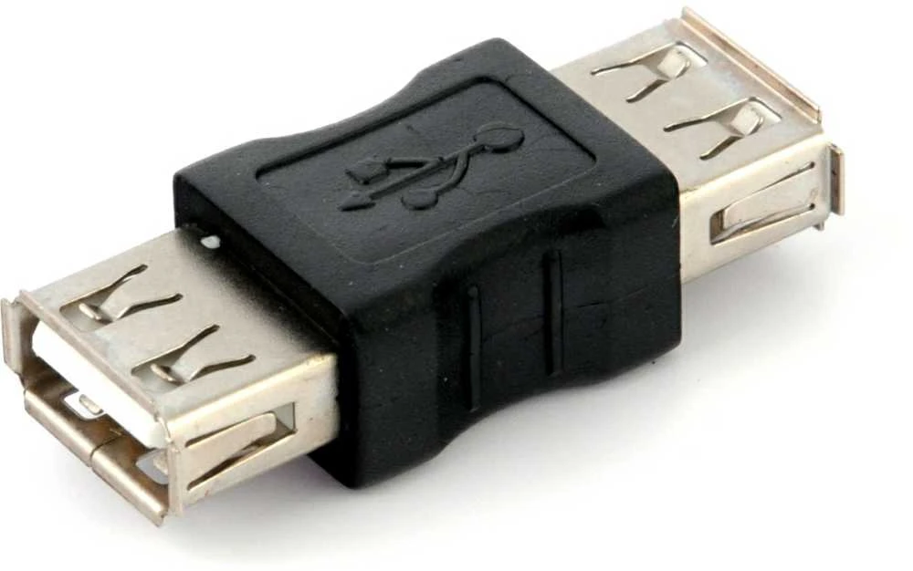 Adapteris USB PremiumCord USB-A - USB-A Baltas (kur-4)