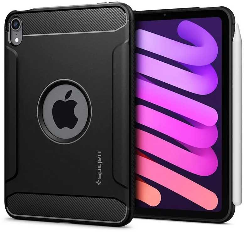 Spigen Rugged Armor, juodas - iPad mini 2024/6