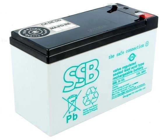 Akumuliatorius AGM SSB SBL9-12 12V / 9Ah / SBL12V9