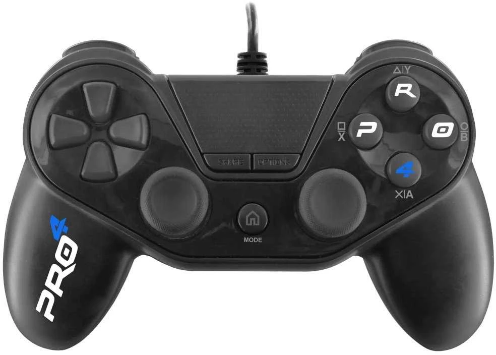 Subsonic Pro 4 Wired Controller for PS4 juodos spalvos