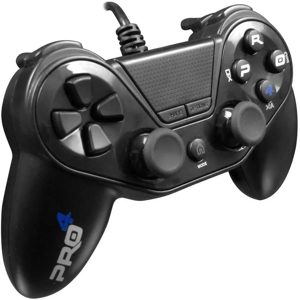Subsonic Pro 4 Wired Controller for PS4 juodos spalvos
