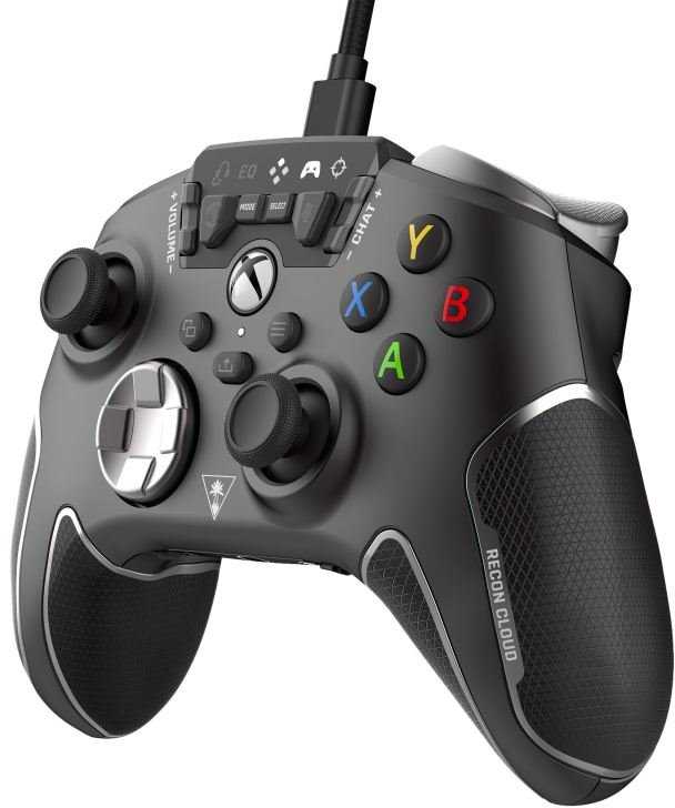 Turtle Beach žaidimų pultas Recon Cloud/ Wired Game Controller with Bluetooth for Xbox Series X|S, Xbox One, Windows, Android Mobile Devices/Juodos spalvos