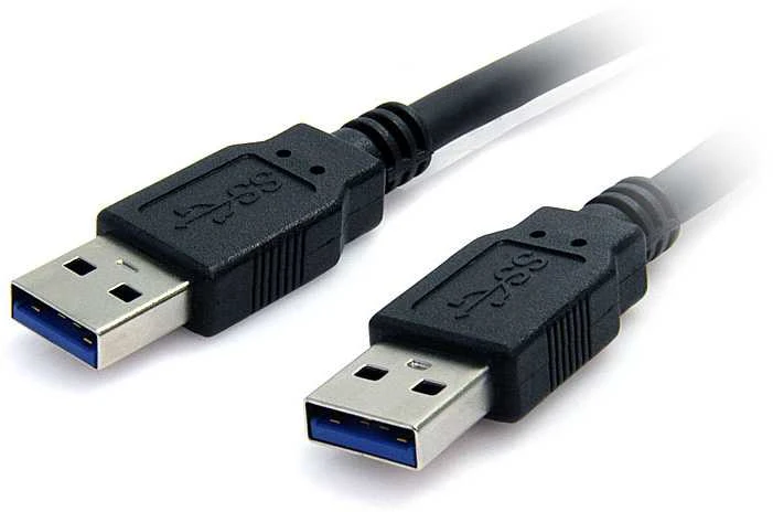 Kabelis USB PremiumCord USB-A - USB-A 2 m Juodas (ku3aa2bk)