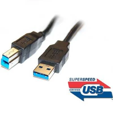 Kabelis USB PremiumCord USB-A - USB-B 2 m Juodas (ku3ab2bk)