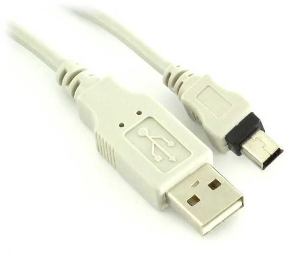 Kabelis USB PremiumCord USB-A - miniUSB 2 m Juodas (ku2m2a)