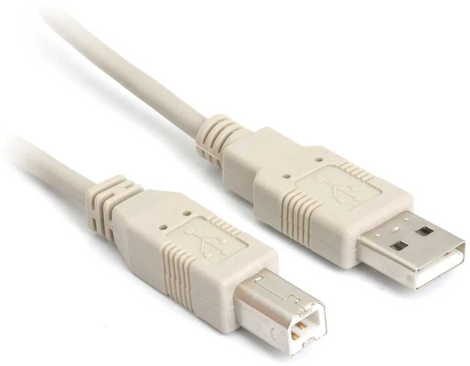 Kabelis USB PremiumCord USB-A - USB-B 2 m Pilka (ku2ab2)