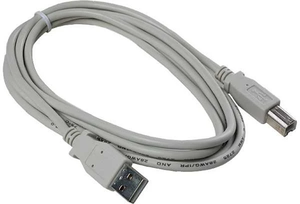 Kabelis USB PremiumCord USB-A - USB-B 2 m Pilka (ku2ab2)