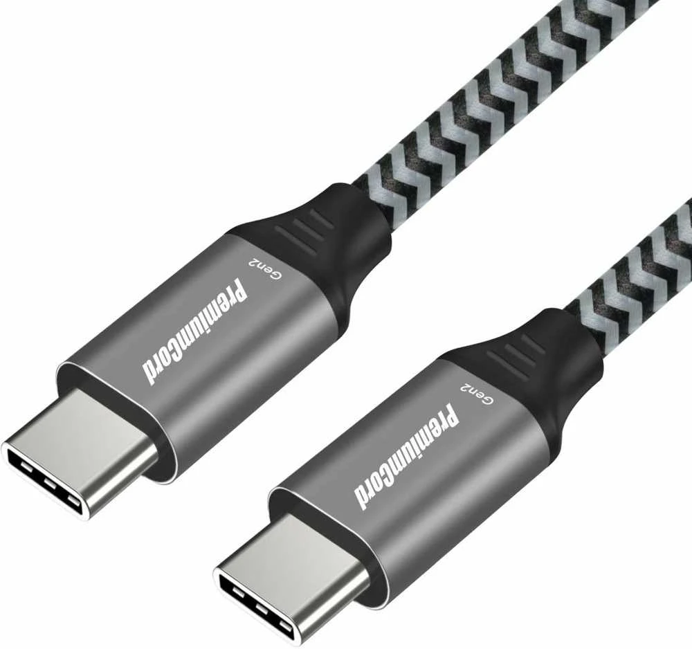Kabelis USB PremiumCord USB-C - USB-C 0.5 m Juodai-pilka (ku31cr05)
