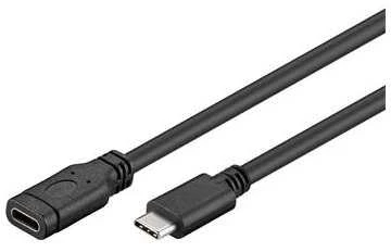 Premiumcord USB-C prailginimo laidas (USB 3.1 1 karta), C/M - C/F, 1 m