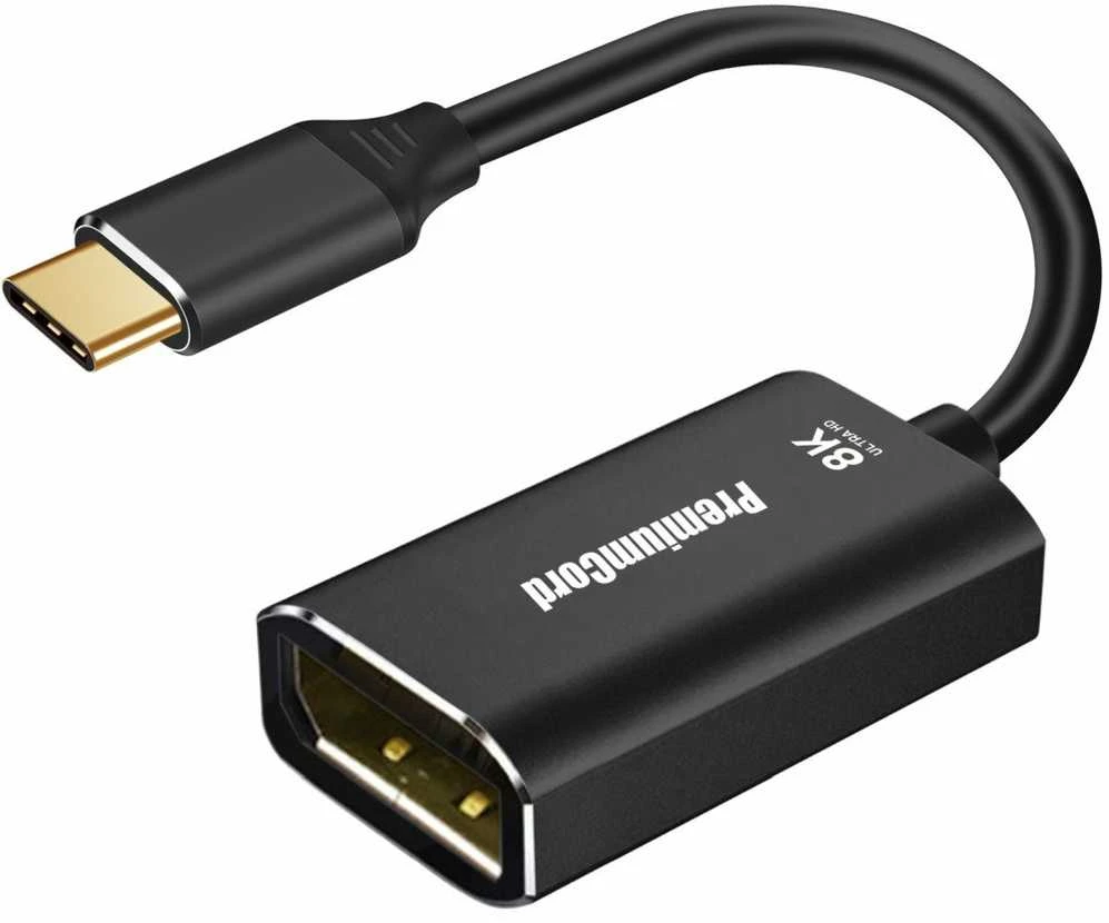 USB-C į DisplayPort adapteris su 8K žymėjimu
