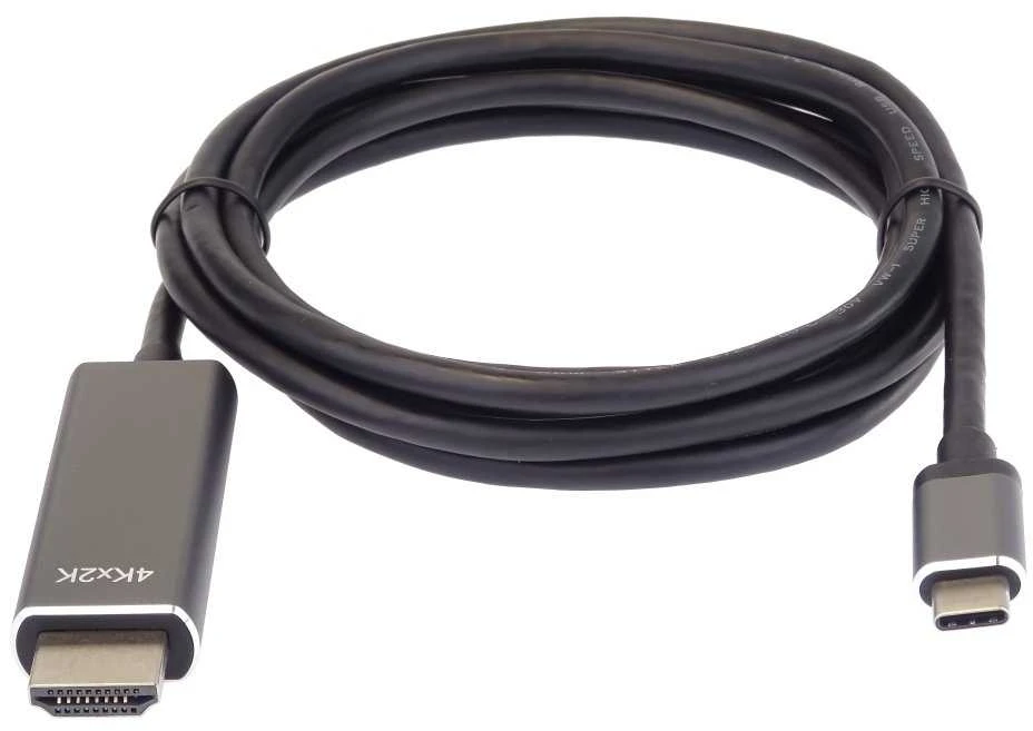 USB-C į HDMI laidas su adapteriu