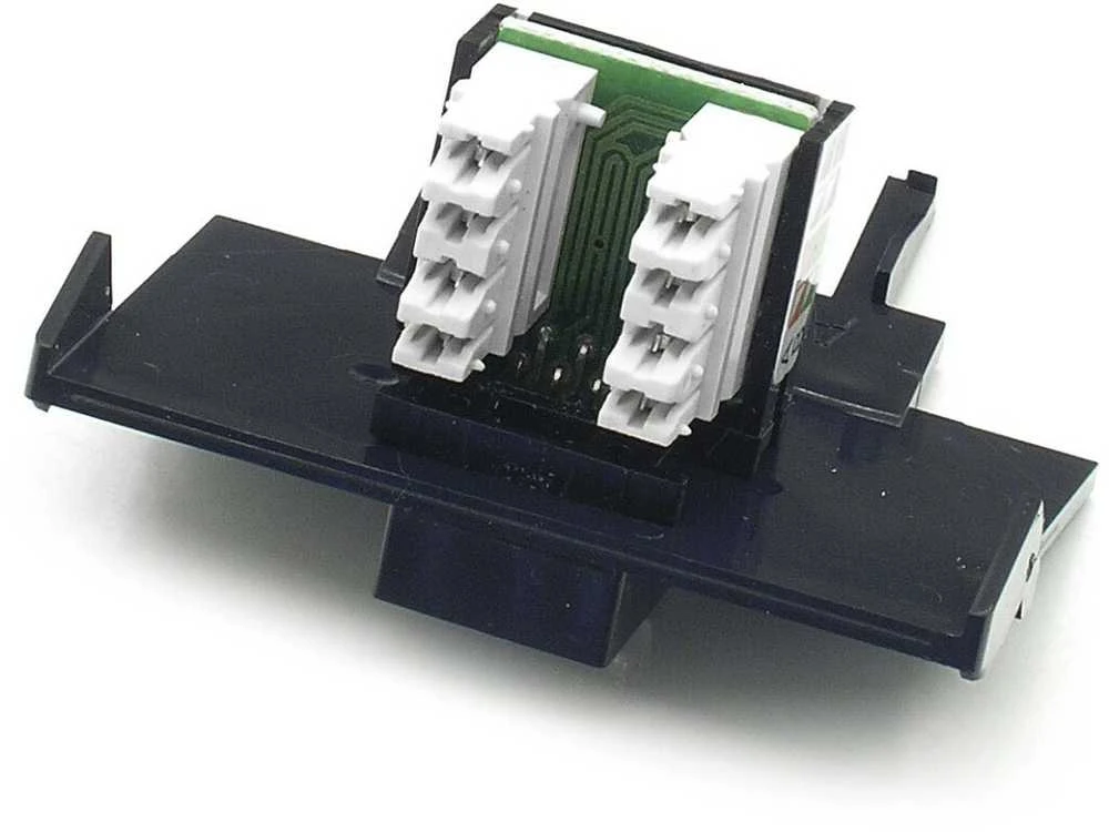 DATACOM UTP dvigubas lizdas ABB TANGO 2xRJ45 kat.6 WH