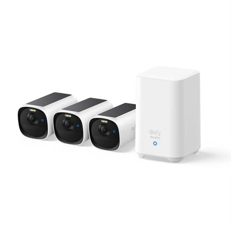 Anker Eufy Cam E40 3-Cam Kit (HomeBase 2) Baltas