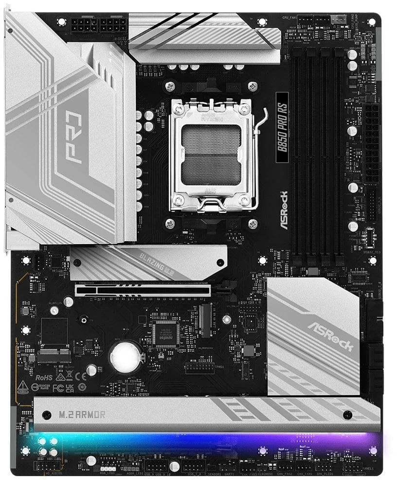 Asrock B850 Pro RS AMD B850 Lizdas AM5 ATX
