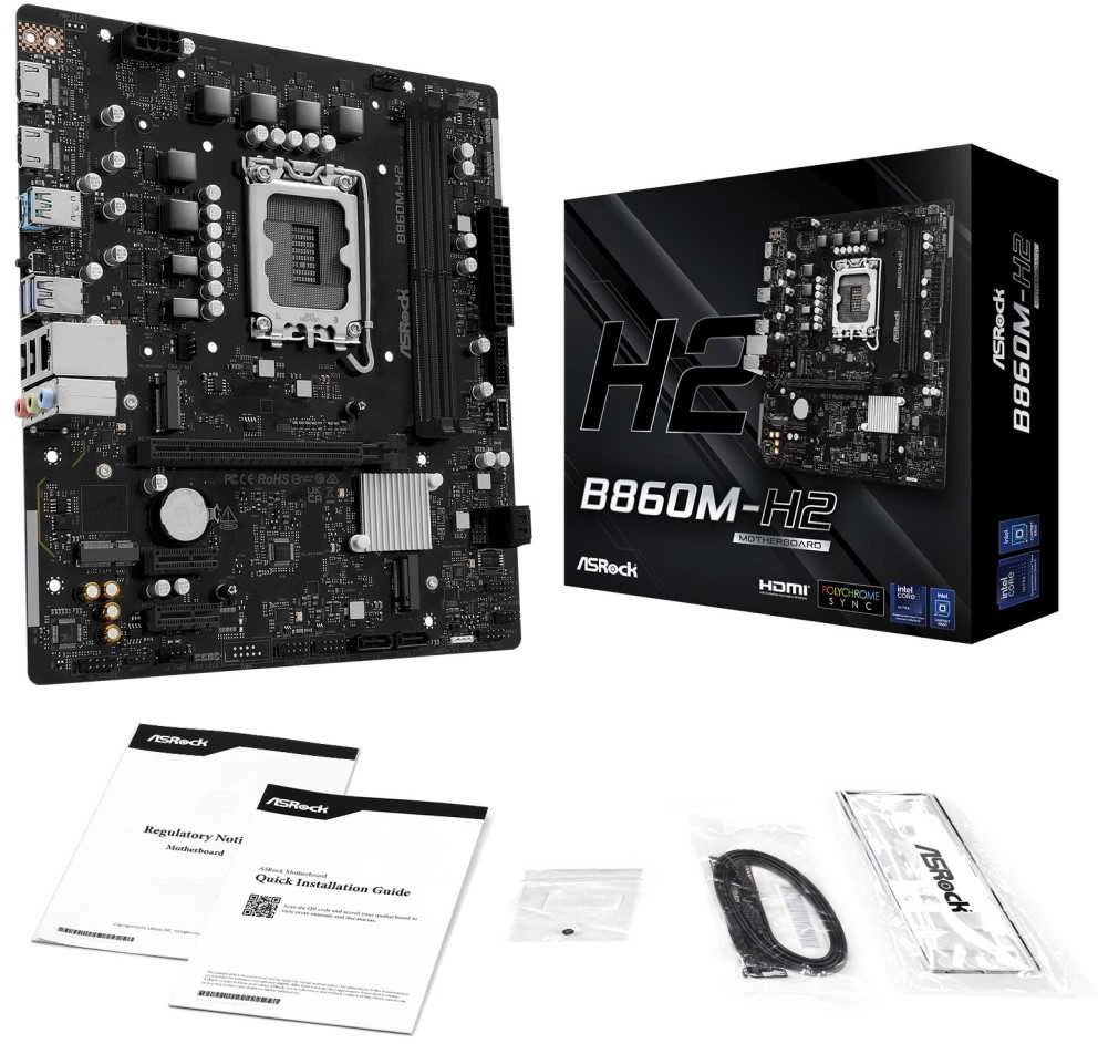 ASRock B860M-H2 pagrindinė plokštė