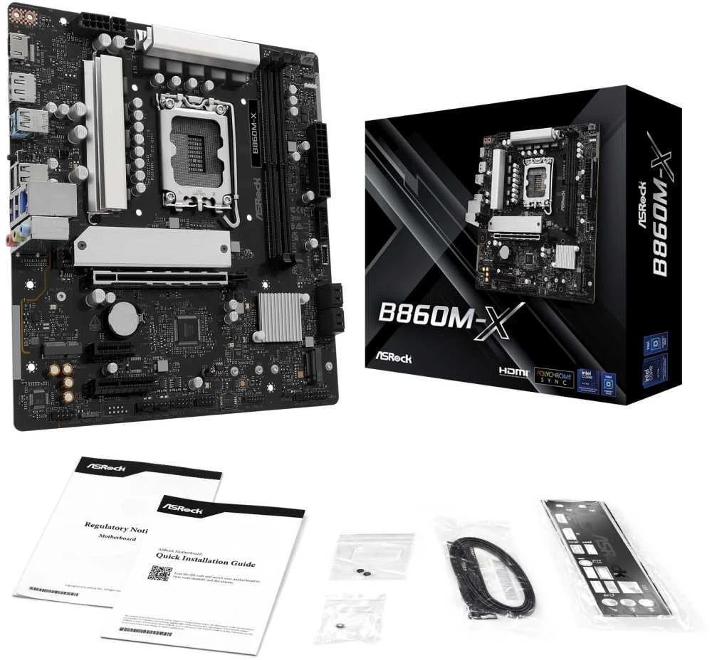 Pagrindinė plokštė ASRock B860M-X