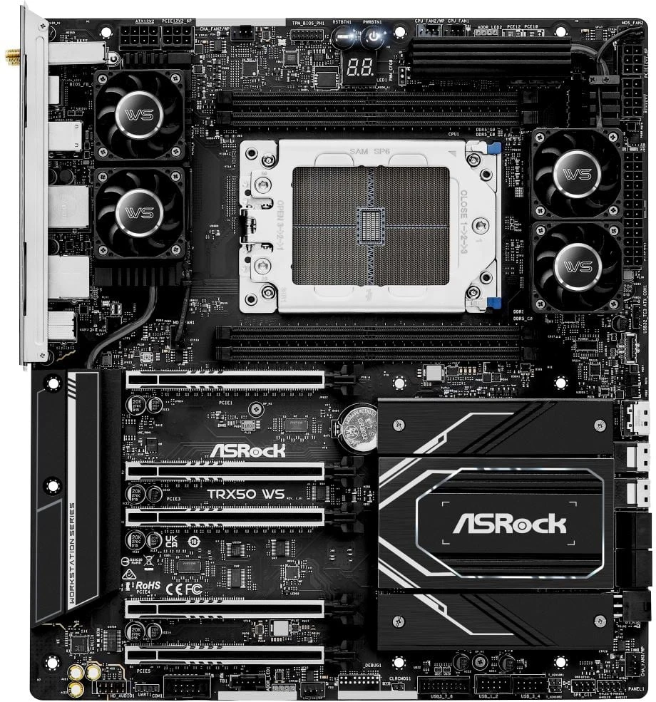 Pagrindinė plokštė AsRock TRX50 WS