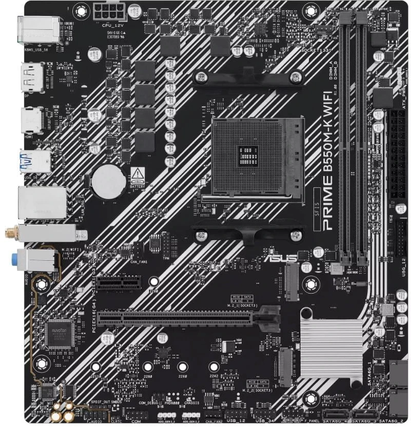 pagrindinė plokštė Asus PRIME B550M-K WIFI